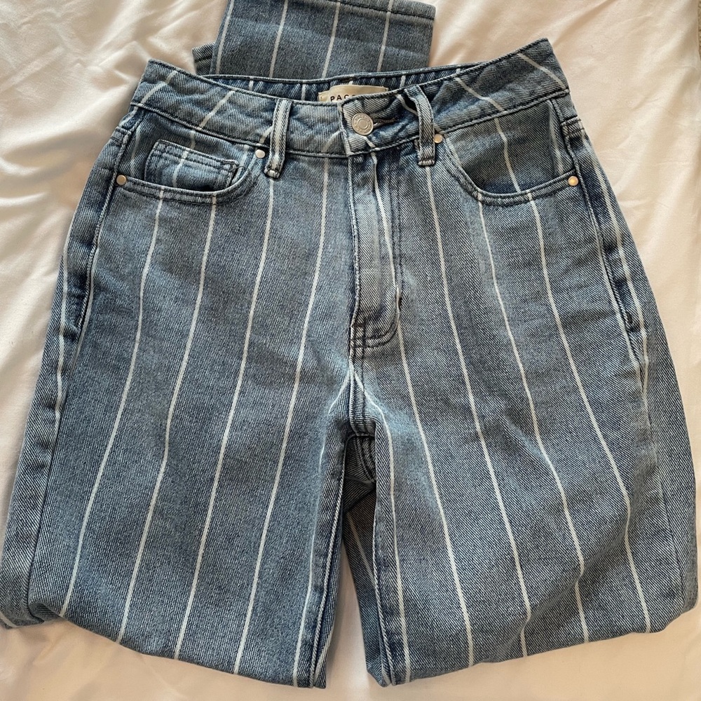 Pacsun Stripped Mom Jeans